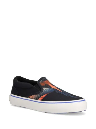 Marcelo Burlon County Of Milan Icon Wings Sneakers In Black