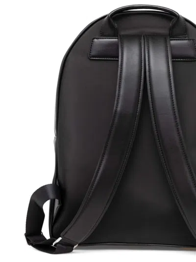 Karl Lagerfeld Logo-plaque Backpack In Black