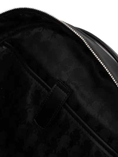 Karl Lagerfeld Logo-plaque Backpack In Black