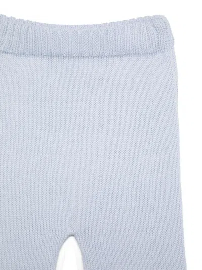 Siola Cable-knit Sweater And Trousers In Blue