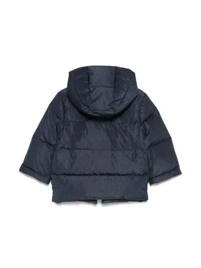 Fay 3 Ganci Puffer Jacket In Blue