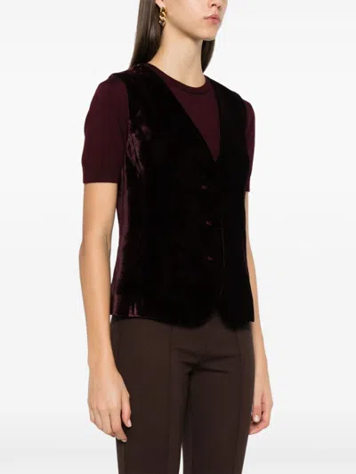 Blanca Vita Galky Waistcoat In Red