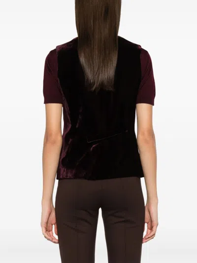 Blanca Vita Galky Waistcoat In Red