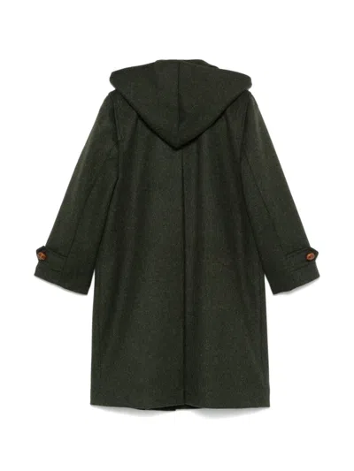 Siola Wool Coat In Green