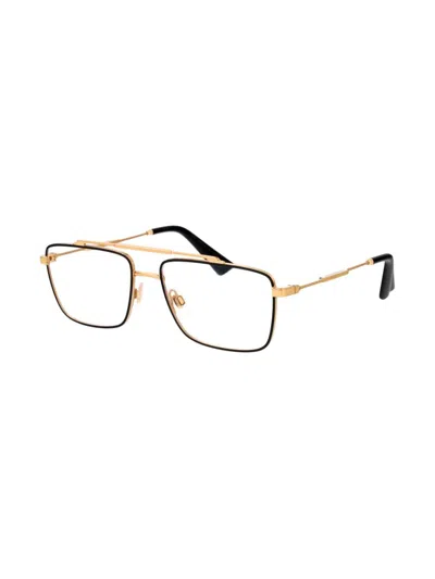 Dolce & Gabbana Dolce  Gabbana Eyewear Rectangle Frame Glasses In Gold