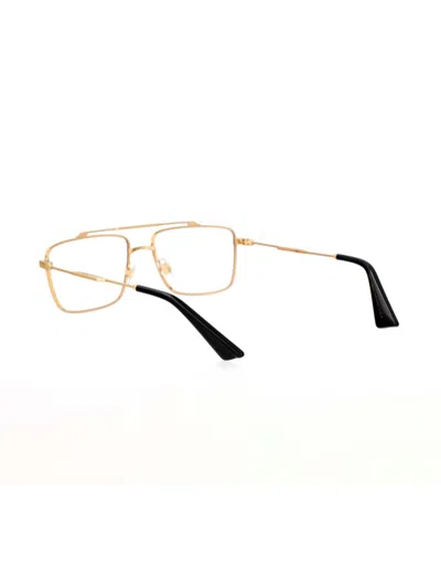 Dolce & Gabbana Dolce  Gabbana Eyewear Rectangle Frame Glasses In Gold