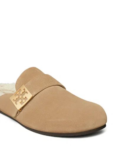 Tory Burch Mules Mellow In Shearling Color Taupe In Neutrals
