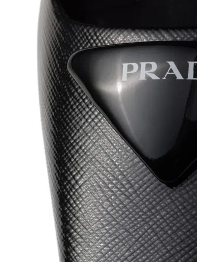 Prada Saffiano Leather Pumps Women In Black