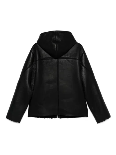 Axel Arigato Angus Shearling Jacket In Black