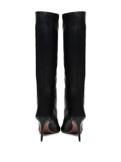 Giuliano Galiano 80mm Lara Boots In Black