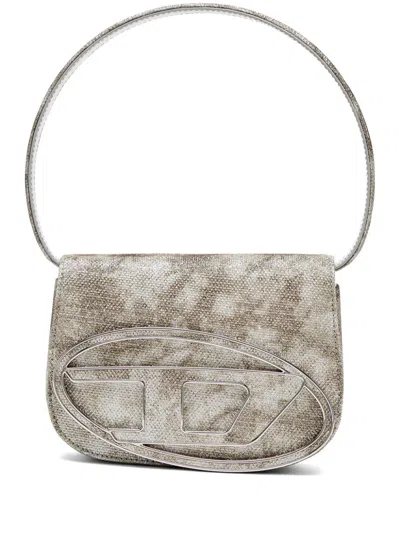Diesel Leather Bag In Neutrals