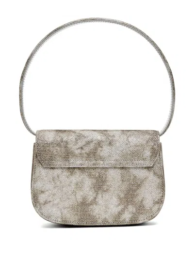Diesel Leather Bag In Neutrals