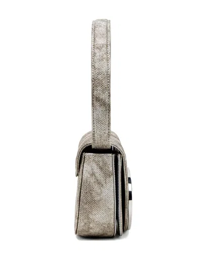 Diesel Leather Bag In Neutrals
