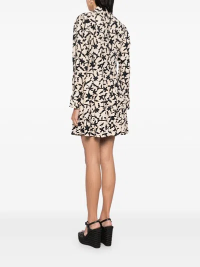 Ulla Johnson Roanne Tie-detailed Mini Shirt Dress In Neutrals