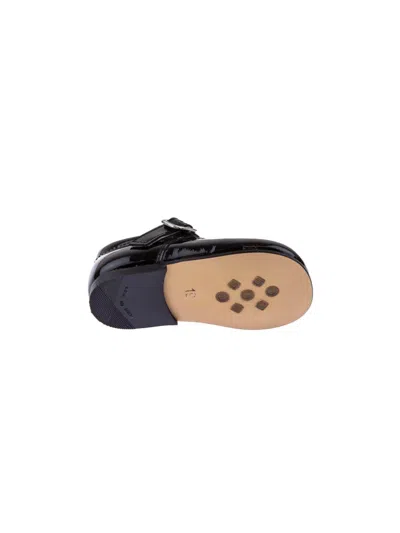 Andanines Leather Ballet Shoes In Black
