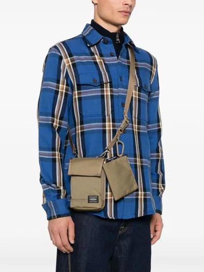 Comme Des Garçons Homme Deux X Porter Canvas Messenger Bag In Neutrals