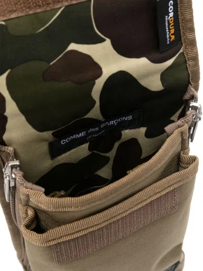 Comme Des Garçons Homme Deux X Porter Canvas Messenger Bag In Neutrals
