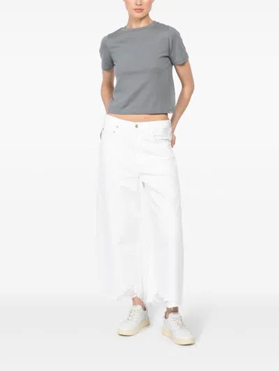Citizen Of Humanity Emery Cropped Straight Jeans In White