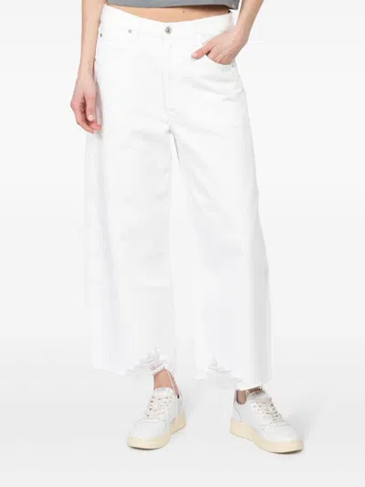 Citizen Of Humanity Emery Cropped Straight Jeans In White