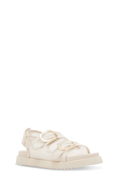 Steve Madden Kids' Jkit Slingback Sandal In Bone