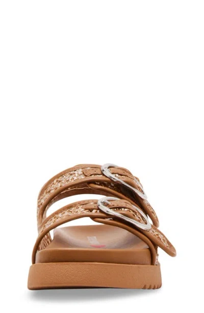 Steve Madden Kids' Jkit Slingback Sandal In Cognac Multi