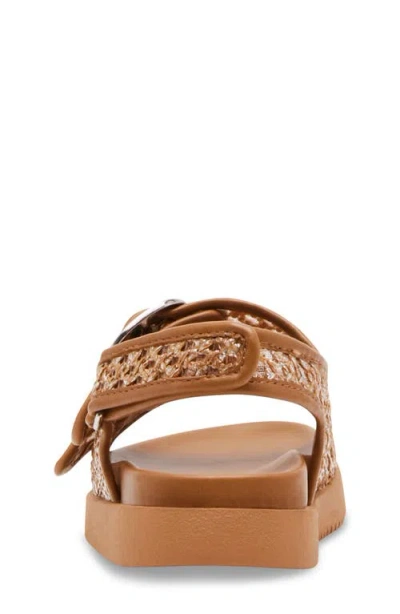 Steve Madden Kids' Jkit Slingback Sandal In Cognac Multi