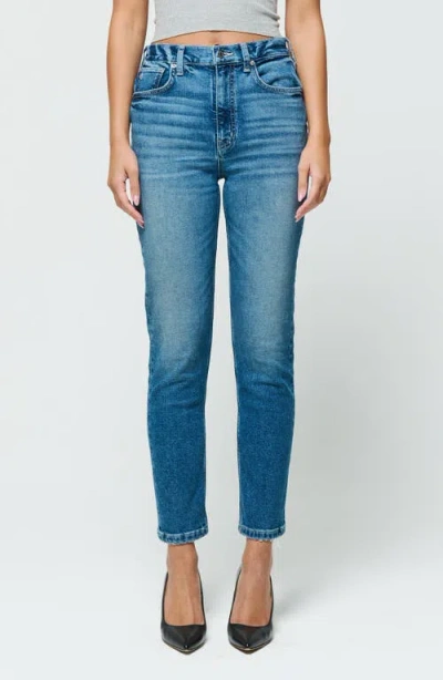 Shop Etica Ética Finn Slim Straight Ankle Jeans In Marine