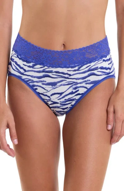 Hanky Panky Dreamease® Printed French Brief In Inked Blue