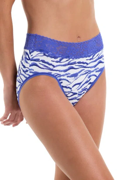 Hanky Panky Dreamease® Printed French Brief In Inked Blue