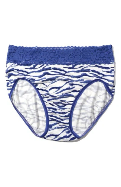 Hanky Panky Dreamease® Printed French Brief In Inked Blue