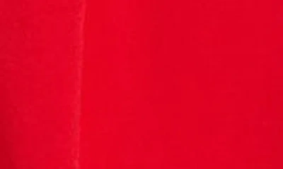 Universal Standard Tess Crepe Tie Neck Top In Vermilion Red