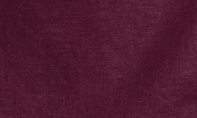 Universal Standard Linen Blend Faux Wrap Skort In Elderberry