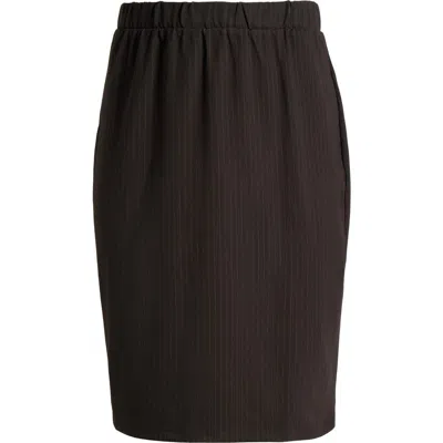 Shop Universal Standard Danube Stretch Ponte Skirt In Slate Pinstripe