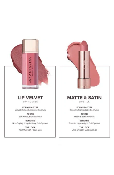 Anastasia Beverly Hills Lip Velvet Liquid Lipstick Hush Rose 0.12 oz / 3.5 G In Hush Rose