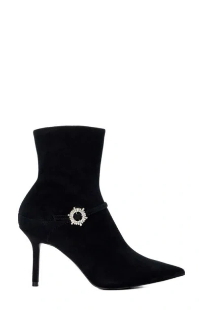 Shop Dune London Onnel Pointed Toe Bootie In Black