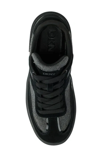 Dkny Bethan Platform Sneaker In Black/grey