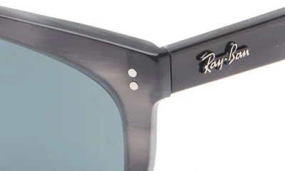 Ray Ban Ray-ban 60mm Pillow Sunglasses In Brown Striped Green