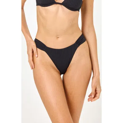 L*space Lspace Dolce Bitsy Bikini Bottoms In Black