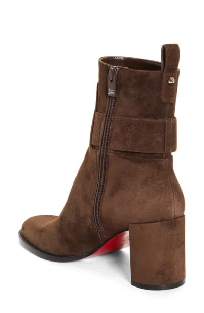 Christian Louboutin Lock Bootie In Cosme