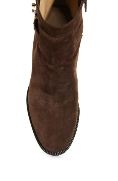 Christian Louboutin Lock Bootie In Cosme