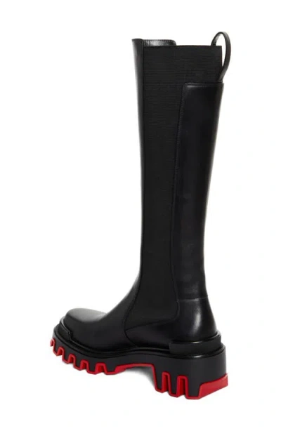 Christian Louboutin Marchacroche Dune Platform Boot In Black