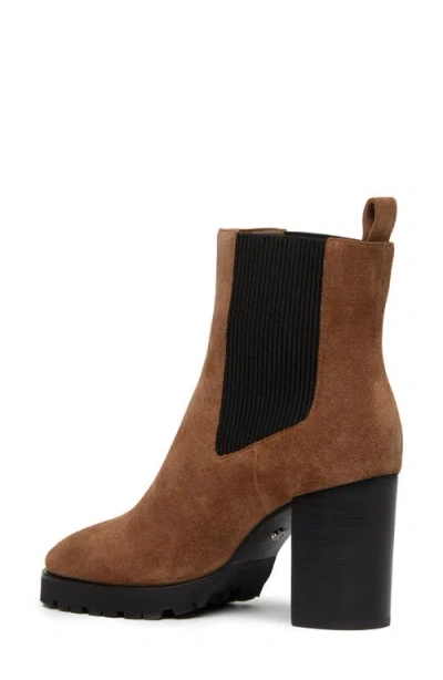 Paige Women's Izzy Stretch Block Heel Ankle Boots In Truffle
