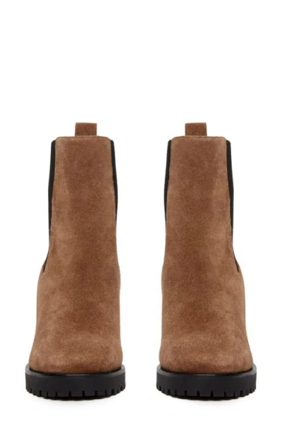 Paige Women's Izzy Stretch Block Heel Ankle Boots In Truffle