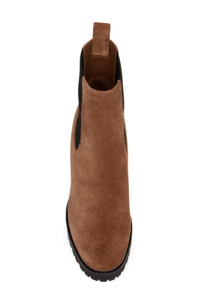 Paige Women's Izzy Stretch Block Heel Ankle Boots In Truffle