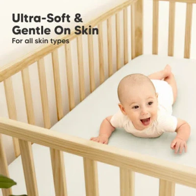 Keababies 2-pack Isla [protect+] Waterproof Crib Sheets In Oregano