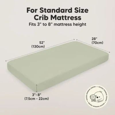 Keababies Isla Fitted Crib Sheets In Foxtrot