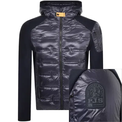 Parajumpers Gyles Hooded Jacket Navy In Navy