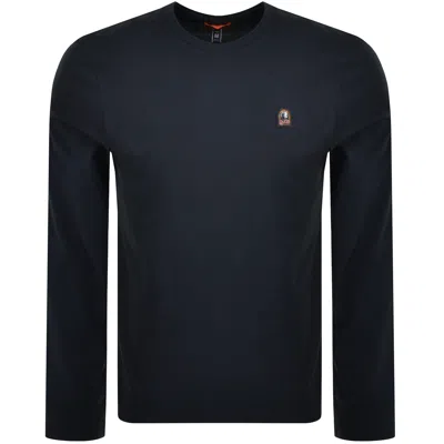 Shop Parajumpers Kip Long Sleeve T Shirt Navy