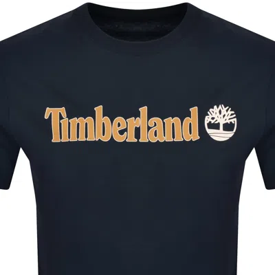 TIMBERLAND TIMBERLAND LOGO T SHIRT NAVY 