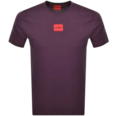 Shop Hugo Diragolino212 T Shirt Purple